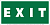 Знак безопасности BL-3015.E25"EXIT" Белый свет a12956