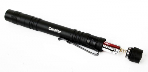 Фонарь LED51517 XPE 3 режима 2хLR03 (в компл.) алюм. черн. (открывающ. блист.) Camelion 12917 фото 5 Фонарь LED51517 XPE 3 режима 2хLR03 (в компл.) алюм. черн. (открывающ. блист.) Camelion 12917 фото 5