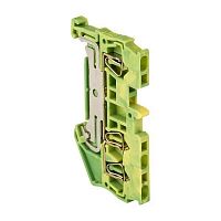 Колодка клеммная ST-1.5 3 вывода земля пружинная EKF plc-jxb-st-1.5-3-pen
