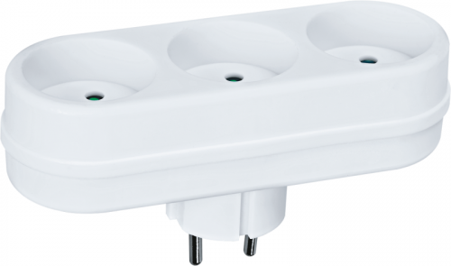 Разветвитель 3-м без заземл. 10А IP20 94 697 NAD-L-3X-WH в ряд Navigator 94697