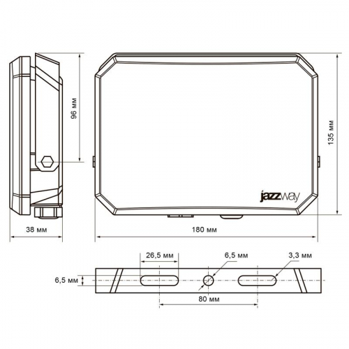 Прожектор светодиодный PFL-SA 100Вт 6500К IP65 OPAL СДО Pro JazzWay 5065932 фото 10 Прожектор светодиодный PFL-SA 100Вт 6500К IP65 OPAL СДО JazzWay 5065932 фото 10