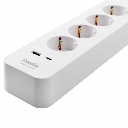 Фильтр сетевой умный Smart Home SZD/SH/4х1.5/WIFI 4гн.1.5м 16А 4000В USB+Type-С WiFi+Счетчик Camelion 14800 фото 10 Фильтр сетевой умный Smart Home SZD/SH/4х1.5/WIFI 4гн.1.5м 16А 4000В USB+Type-С WiFi+Счетчик Camelion 14800 фото 10