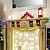 Горка новогодняя 7 свечек (7LED) тепл. бел. 0.5Вт 220-240В IP20 красн. Neon-Night 501-082