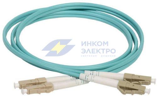 Патч-корд оптический коммутационный соединительный для многомодового кабеля (MM); 50/125 (OM3); LC/UPC-LC/UPC (Duplex) (дл.10м) ITK FPC5003-LCU-LCU-C2L-10M