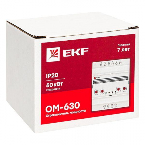 Ограничитель мощности 3ф ОМ-630 PROxima EKF rel-pl-630 фото 4