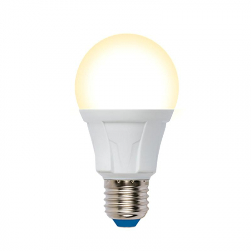 Лампа светодиодная LED-A60 10W/3000K/E27/FR/DIM PLP01WH Яркая 10Вт матовая 3000К тепл. бел. E27 диммир. (упак. картон) Uniel UL-00004287 Лампа светодиодная LED-A60 10W/3000K/E27/FR/DIM PLP01WH Яркая 10Вт матовая 3000К тепл. бел. E27 диммир. (упак. картон) Uniel UL-00004287