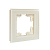 Рамка 1-м Афина стеклянная сл. кость (ivory) UNIVersal 2272