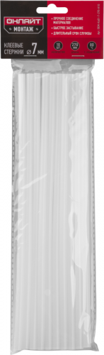 Стержень клеевой 90 093 OEM-Ks01-7-270-H10 7ммх270мм (уп.10шт) ОНЛАЙТ 90093 Стержень клеевой 90 093 OEM-Ks01-7-270-H10 7ммх270мм (уп.10шт) ОНЛАЙТ 90093