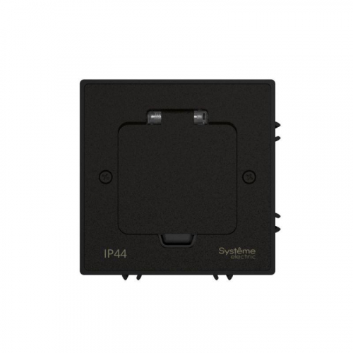 Лючок MultiDesk MDK21 с розеткой 2P+E 16А 250В IP44 с монтажной коробкой для бетонных полов черн. матов. SE MDK21202MBC фото 2 Лючок MultiDesk MDK21 с розеткой 2P+E 16А 250В IP44 с монтажной коробкой для бетонных полов черн. матов. SE MDK21202MBC фото 2