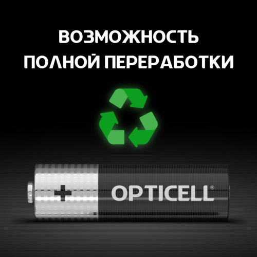 Элемент питания алкалиновый AA/LR6 (блист. 12шт) Basic Opticell 5051010/6051010 фото 6