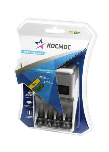 Устройство зарядное КОС 505 (без аккум.) 2.5ч (1-4 АА.ААА) Космос KOC505 фото 2 Устройство зарядное КОС 505 (без аккум.) 2.5ч (1-4 АА.ААА) Космос KOC505 фото 2