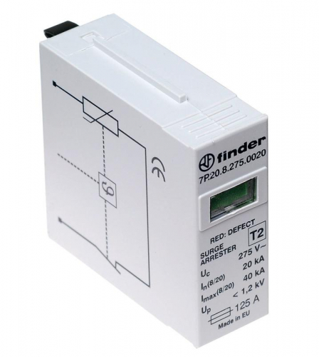 Модуль сменный для УЗИП варистор 275В AC FINDER 7P1082750012 Модуль сменный для УЗИП варистор 275В AC FINDER 7P1082750012