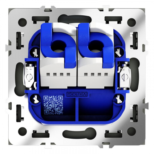 Розетка компьютерная 2-м СП S70 RJ45 + RJ45 кат.6 механизм графит Voltum VLS060207 фото 4 Розетка компьютерная 2-м СП S70 RJ45 + RJ45 кат.6 механизм графит Voltum VLS060207 фото 4