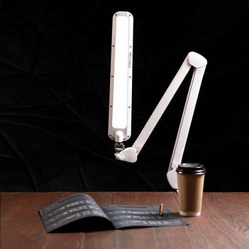 Светильник светодиодный настольн. ECO light 90SMD бестеневой на струбцине сенсорный диммер бел. Rexant 31-0408 фото 3
