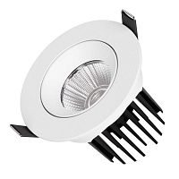 Светильник светодиодный MS-ATOLL-BUILT-TURN-R94-10W Day4000 (WH 36 deg 230В) IP54 металл Arlight 039067