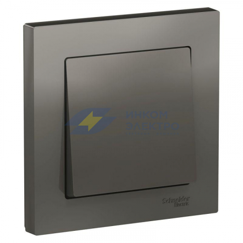 Выключатель 1-кл. СП AtlasDesign 10А IP20 (сх. 1) 10AX в сборе сталь SchE ATN000912 Выключатель 1-кл. СП AtlasDesign 10А IP20 (сх. 1) 10AX в сборе сталь SchE ATN000912