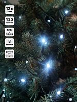 Гирлянда "Нить" LD120-GW-BO 120 бел. светодиодов 12м с контроллером уличная SHLights 4690601045430