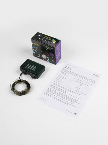 Гирлянда "Роса" DC-G06-120M 120 RGB microLED 12.1м. 8реж. 3хAA ФАZА 5059610 фото 3 Гирлянда "Роса" DC-G06-120M 120 RGB microLED 12.1м. 8реж. 3хAA ФАZА 5059610 фото 3