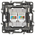 Розетка компьютерная 2-м Эра12 RJ45 12-3108-04 шампань Эра Б0014732
