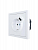 Розетка 1-м ZIMA IP20 + USB с заземл. механизм бел. LEZARD 704-0288-181