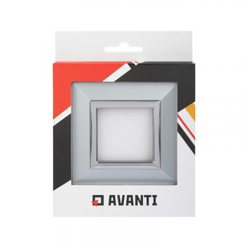 Рамка 1-м 2мод. Avanti метал. свет. серебр. DKC 4404852 фото 5 Рамка 1-м 2мод. Avanti метал. свет. серебр. DKC 4404852 фото 5