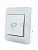 Механизм кнопки звонка 1-кл. 1п СП Karina 10А IP20 матов. серебр. LEZARD 707-4388-103