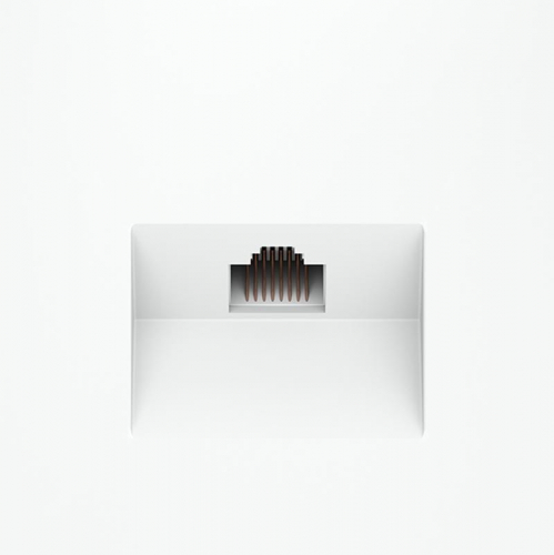 Розетка компьютерная 1-м СП S70 RJ45 кат.6 механизм бел. матов. Voltum VLS060102 фото 3