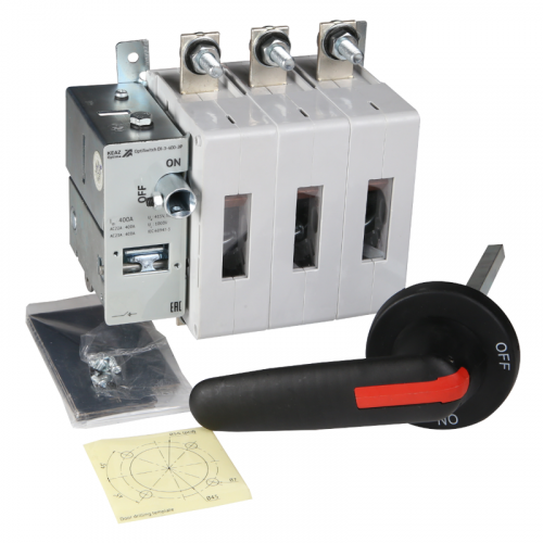 Выключатель нагрузки 3п 400А OptiSwitch DI-3-400-3P КЭАЗ 274889 фото 2
