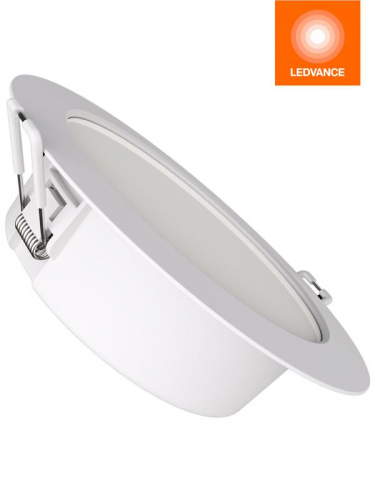 Светильник светодиодный Downlight DL 865 12Вт 6500К IP20 840лм ДВО даунлайт кругл. встраив. бел. OSRAM 4607194235414 фото 4