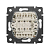 Переключатель проходной 2-кл. СП Valena 10А IP31 250В механизм бел. IEK 774408