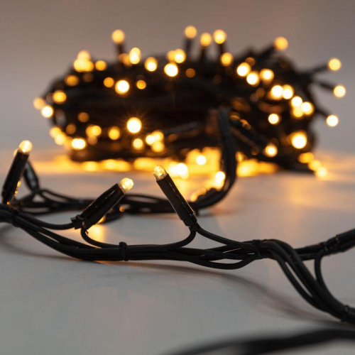 Гирлянда светодиодная управляемая"Нить" 20м 240LED тепл. бел. 20Вт IP67 провод каучук черн. (нужен контроллер 217-204) Neon-Night 303-326 фото 5