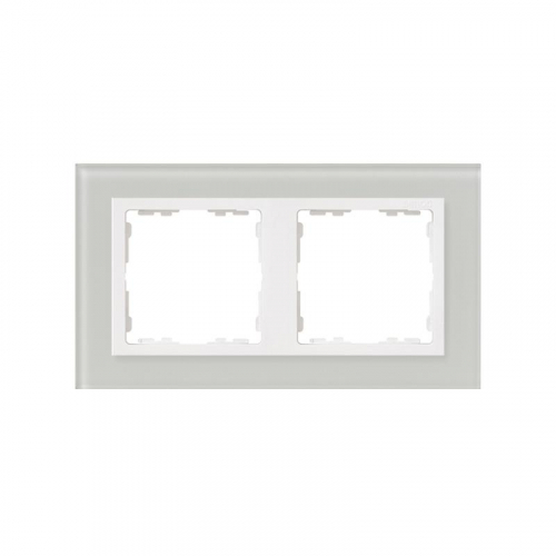 Рамка 2-м Simon82 Nature натуральный/бел. стекло Simon 82627-60 Рамка 2-м Simon82 Nature натуральный/бел. стекло Simon 82627-60