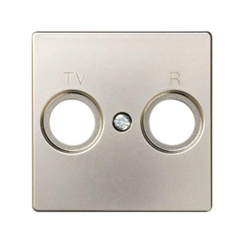 Накладка розетки R-TV Simon82 матов. шампань Simon 82053-34