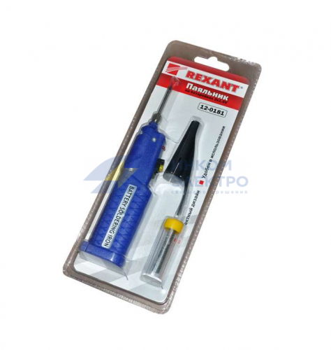 Паяльник мини 4.5В/8Вт работа от элемента питания 3хAA Rexant 12-0181