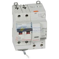 Выключатель автоматический дифференциального тока 2п C 50А 300мА тип AC 10кА DX3 4мод. Leg 411177