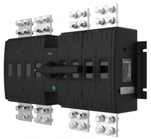 Выключатель-разъединитель SYSTEMEPACT SD1250 4п 1250А рукоятка фронт. центр (зак. отдельно) SE SSD12504MF1250