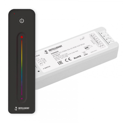 Диммер SMART-SET-PWM-104-52-RGB-SUF White (12-24В 3х4А ПДУ LINE 2.4G) IP20 пластик INTELLIGENT ARLIGHT 036189 Диммер SMART-SET-PWM-104-52-RGB-SUF White (12-24В 3х4А ПДУ LINE 2.4G) IP20 пластик INTELLIGENT ARLIGHT 036189