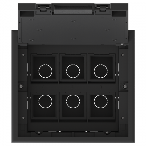 Люк MultiDesk MDK10 на 12мод. IP40 с монтажной коробкой для фальшпола SE MDK10112 фото 3