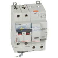 Выключатель автоматический дифференциального тока 2п C 63А 300мА тип AC 10кА DX3 4мод. Leg 411178