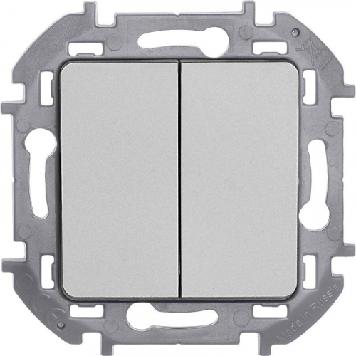 Выключатель 2-кл. Inspiria 10А IP20 250В 10AX механизм алюм. IEK 673622 фото 5 Выключатель 2-кл. Inspiria 10А IP20 250В 10AX механизм алюм. IEK 673622 фото 5