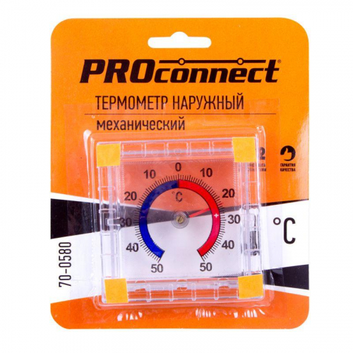 Термометр наружный механический PROCONNECT 70-0580 фото 2 Термометр наружный механический PROCONNECT 70-0580 фото 2