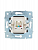 Розетка компьютерная 1-м СП ASTI IP20 RJ45 механизм Cat 5e платина. LEZARD 7081-3588-139