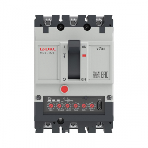 Выключатель автоматический 3P 160А 70кА pro MNX160L при AC415V расцепитель ETE YON MNX160L3PETE0160 фото 2