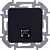 Розетка компьютерная СП Inspiria RJ45 кат.5E UTP IP20 антрацит IEK 673828