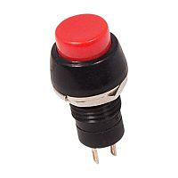 Выключатель-кнопка 250В 2А (2с) ON-OFF Micro PBS-20А красн. Rexant 36-3070