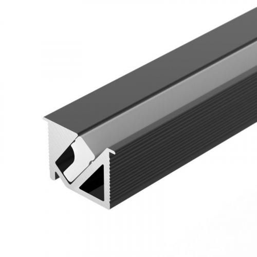 Профиль SL-BEVEL-H10-F14-2000 ANOD BLACK L2000 алюм. Arlight 044084 Профиль SL-BEVEL-H10-F14-2000 ANOD BLACK L2000 алюм. Arlight 044084
