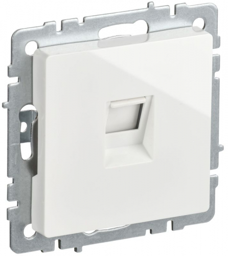 Розетка компьютерная Brite RJ45 кат.5E РК10-БрБ механизм бел. IEK BR-K10-1-K01-PRO Розетка компьютерная Brite RJ45 кат.5E РК10-БрБ механизм бел. IEK BR-K10-1-K01-PRO