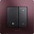 Рамка 1-м СП Etika IP20 сливовый IEK 672561