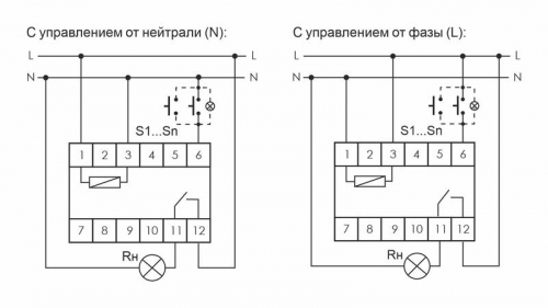 Реле импульсное BIS-413i (установка на DIN-рейку; с встроенным таймером; для нагрузки с больш. пусков. током (160А/20мс)) F&F EA01.005.019 фото 2