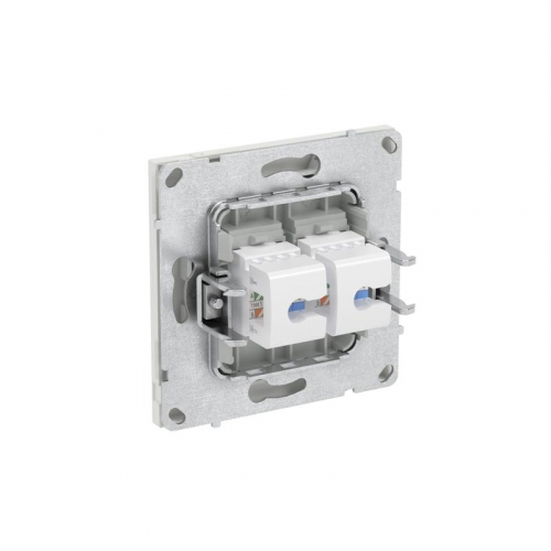 Розетка компьютерная 2-м KANT RJ45 кат.6A без шторки бел. песок DKC 7010674 фото 5 Розетка компьютерная 2-м KANT RJ45 кат.6A без шторки бел. песок DKC 7010674 фото 5